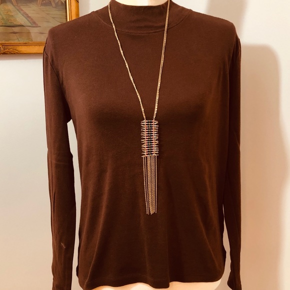 Ann Klein Long Sleeve Top Like New - L (7/$25) - Picture 3 of 5